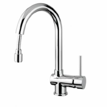 Kitchen mixer with extractable shower SA 70 AE - SATURNO