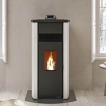 Palazzetti - Lia 8 Acciaio Avorio