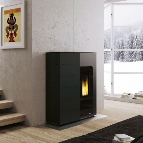 Palazzetti - Ginger Idro 14 Black Steel