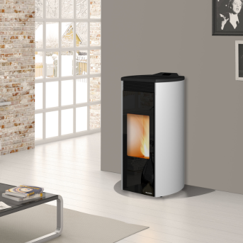 Palazzetti - Giorgia 12 White Steel