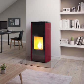 Palazzetti - Giorgia 9 Red Steel