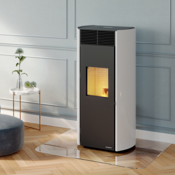 Palazzetti - Clelia TC 9 White Steel