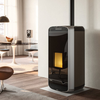 Palazzetti - Meghan US 9 Acciaio Moka