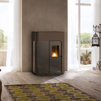 Palazzetti - Elisabeth 9 Acciaio Moka