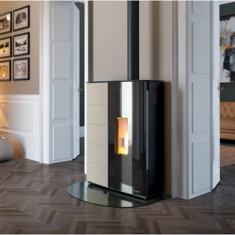 Palazzetti - Twiggy 10 Acciaio Caffellatte