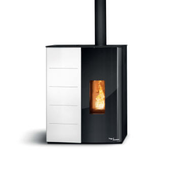 Palazzetti - Twiggy 10 Acciaio Bianco