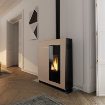 Palazzetti - Michelle 8 Acciaio Caffellatte