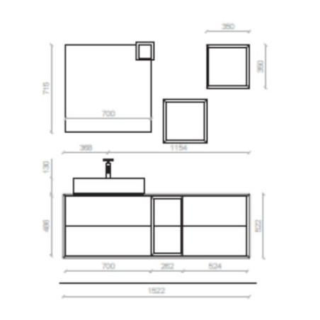 Cornice 45 Gradi 625 - Mobilduenne
