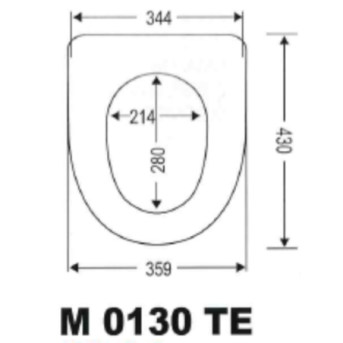 Copriwater M 0130 TE - Pozzi Ginori Baia - Mobilduenne