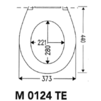 Copriwater M 0124 TE - G.S.I. Divisione Facis Cinzia New Sospeso - Mobilduenne
