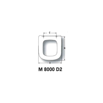 Copriwater M 8000-D2 - Kerasan Thema - Mobilduenne