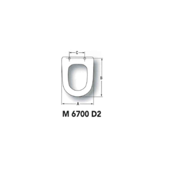 Copriwater M 6700 - Pozzi Ginori Atena - Mobilduenne