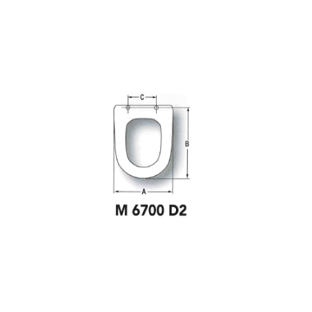Copriwater M 6700 - Pozzi Ginori Atena - Mobilduenne