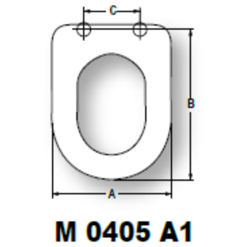 Copriwater M 0405 - Disegno Ceramica Giulia - Mobilduenne