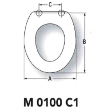 Copriwater M 0100-C1 - Catalano Velis 50 - Mobilduenne